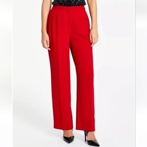 Elegant Red Women's Pants